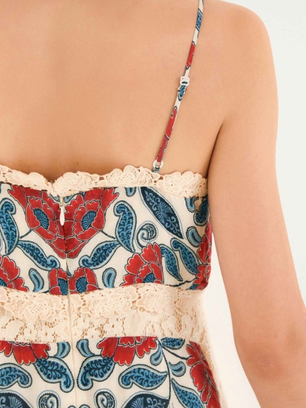 Farm Rio Sand Francesca Midi Dress - Picture 8 of 8